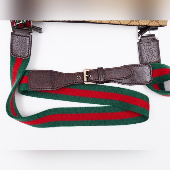 ❌️❌️SOLD ❌️❌️AI22❤️Gucci GG Canvas Horsebit Sherry line Crossbody Bag - Picture 12 of 15